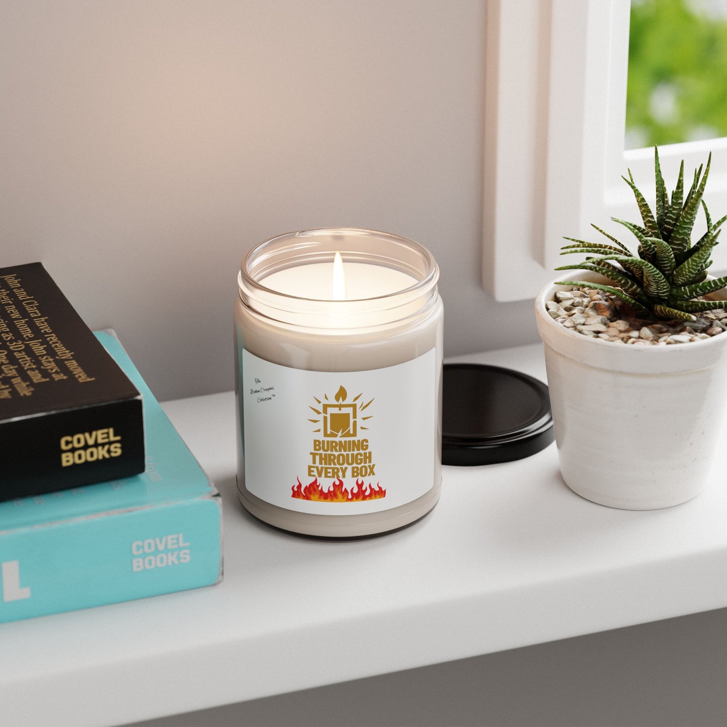 Burning Through Every Box Candle – Empowerment Flame by Broken Crayons™