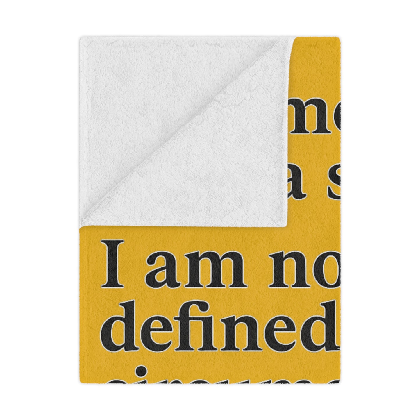 Empowering Quote Minky Blanket - Cozy Gift for Self-Love, Encouragement, Comfort, Mindfulness, Inspirational Living