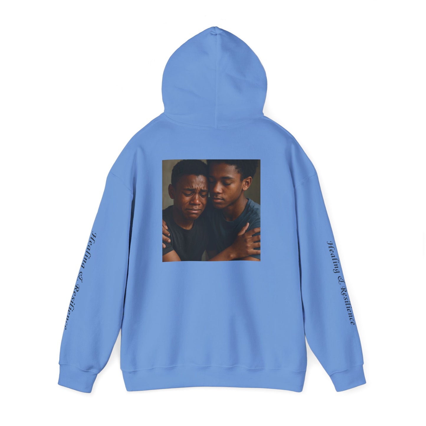 Healing & Resilience Hooded Sweatshirt, Cozy Unisex Hoodie for Comfort, Mental Health Awareness, Gift for Friends, Meaningful Apparel