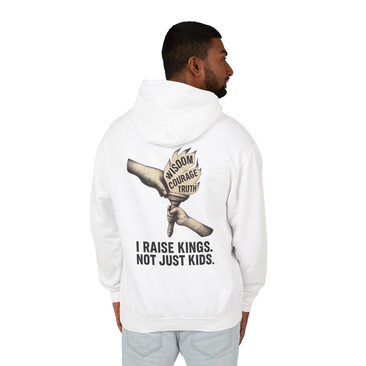 Empowering Unisex Hooded Sweatshirt for Parents, My Son Breaks Barriers, Inspirational Gift for Fathers, Kids, and Celebrations