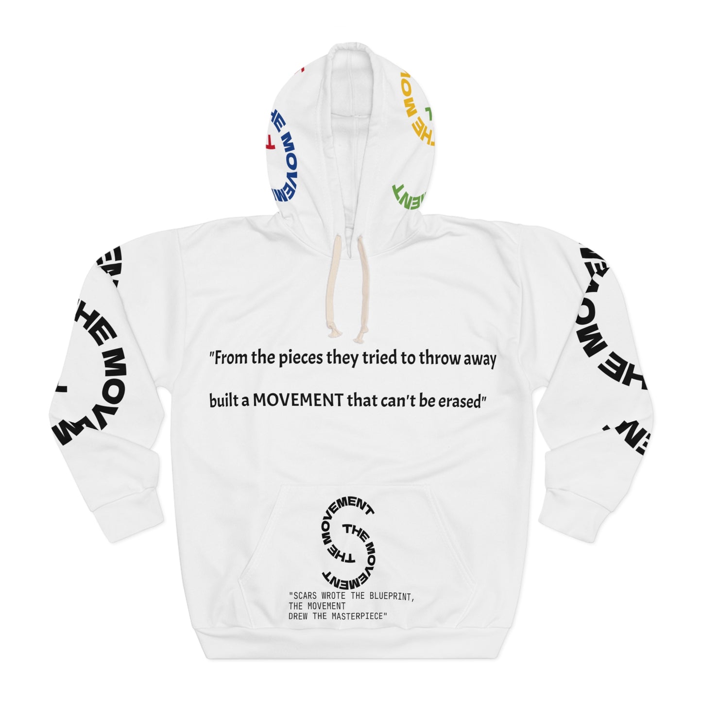 Broken Crayons Hoodie – S shaped THE MOVEMENT™ Streetwear for Boys of Color