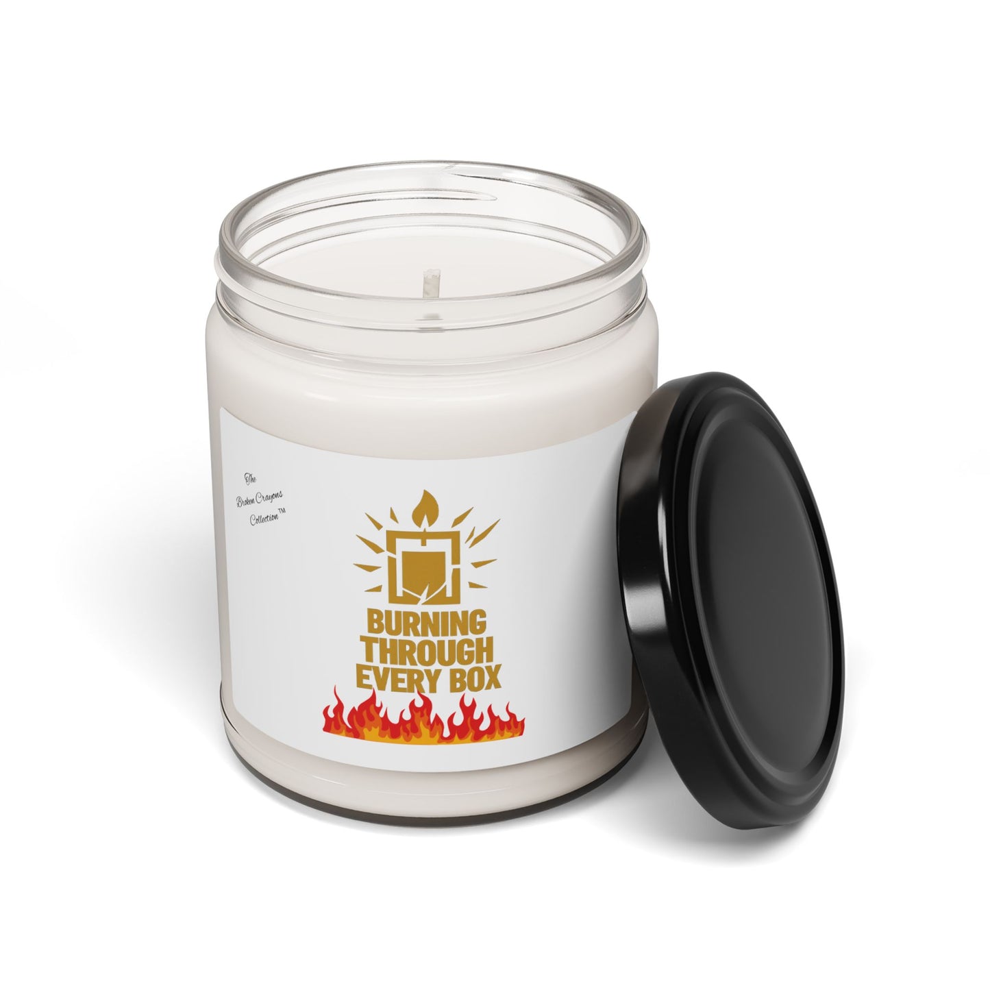 Burning Through Every Box Candle – Empowerment Flame by Broken Crayons™