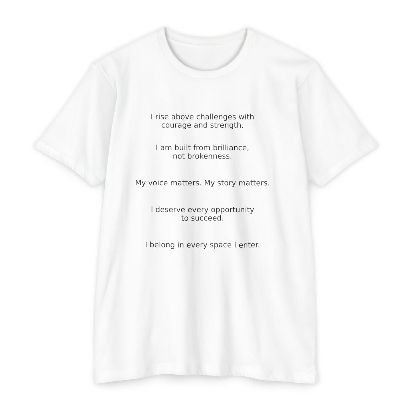 Empowerment T-Shirt, Inspirational Tee, Motivational Shirt, Unisex Statement Top, Everyday Confidence Wear