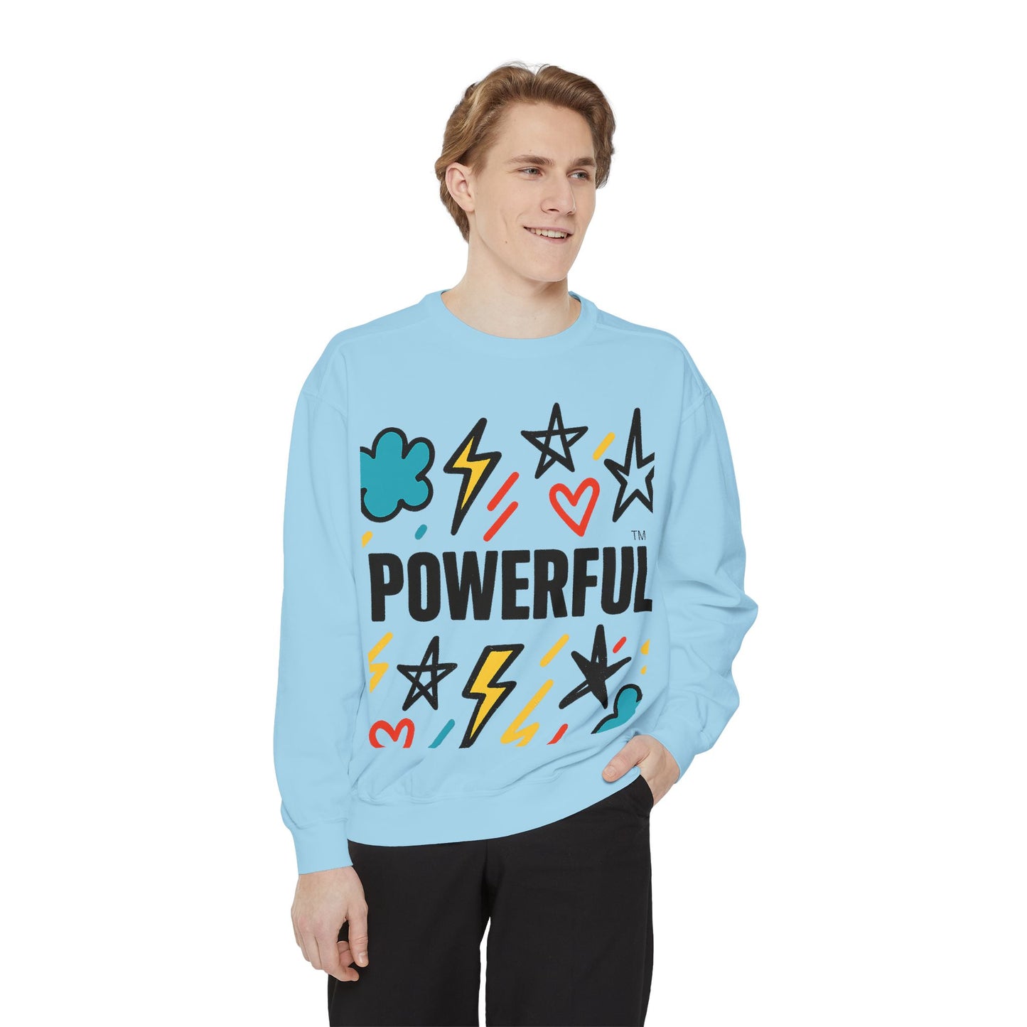 POWERFUL™ Graffiti Sweatshirt – Bold Affirmation for Boys of Color