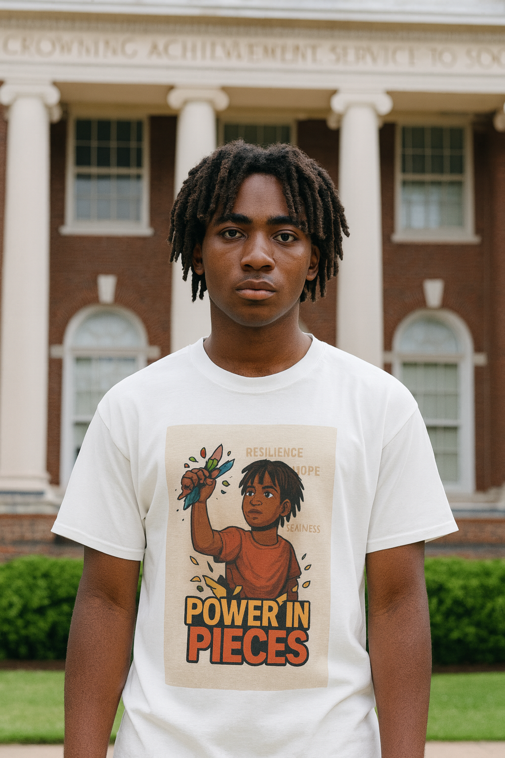 Empowering Art Tee, Unisex Cotton Shirt, Inspirational Graphic Tee, Perfect Gift for Activists, Casual Streetwear, Everyday Comfort