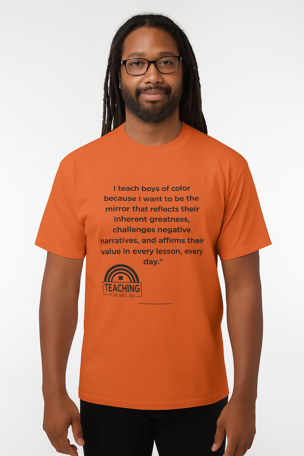 Broken Crayons- I Teach Boys of Color T-Shirt | Empowering Teacher Tee | Greatness & Affirmation Shirt