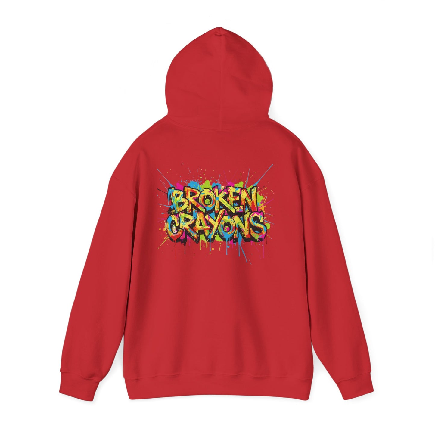 The Movement Pink Hoodie - Front & Back Design | Broken Crayons