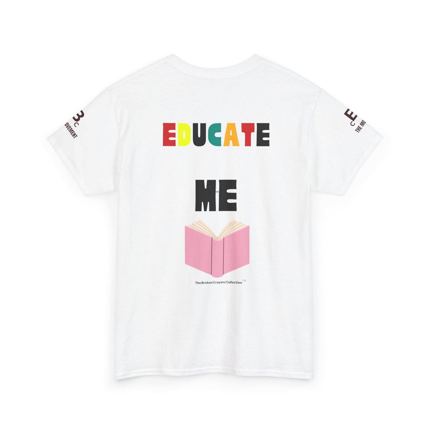 Broken Crayons Unisex Heavy Cotton Tee - Educational Graphic T-Shirt, Gift for Teachers, Kids Apparel, Fun Learning Shirt, Back to School