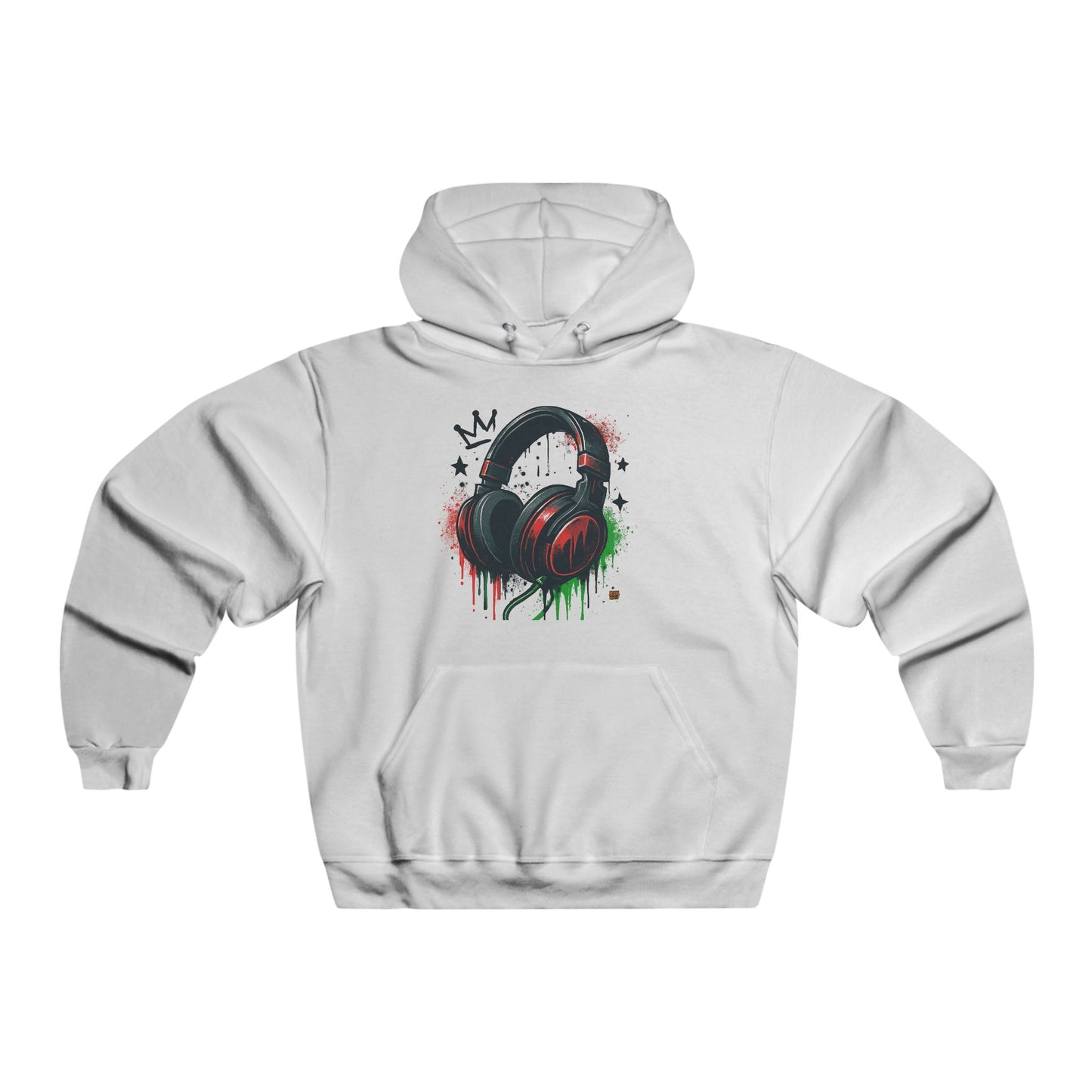 Broken Crayons Collection Music Headphones Hoodie — “Listen to me because... I Matter” Motivational Hoodie