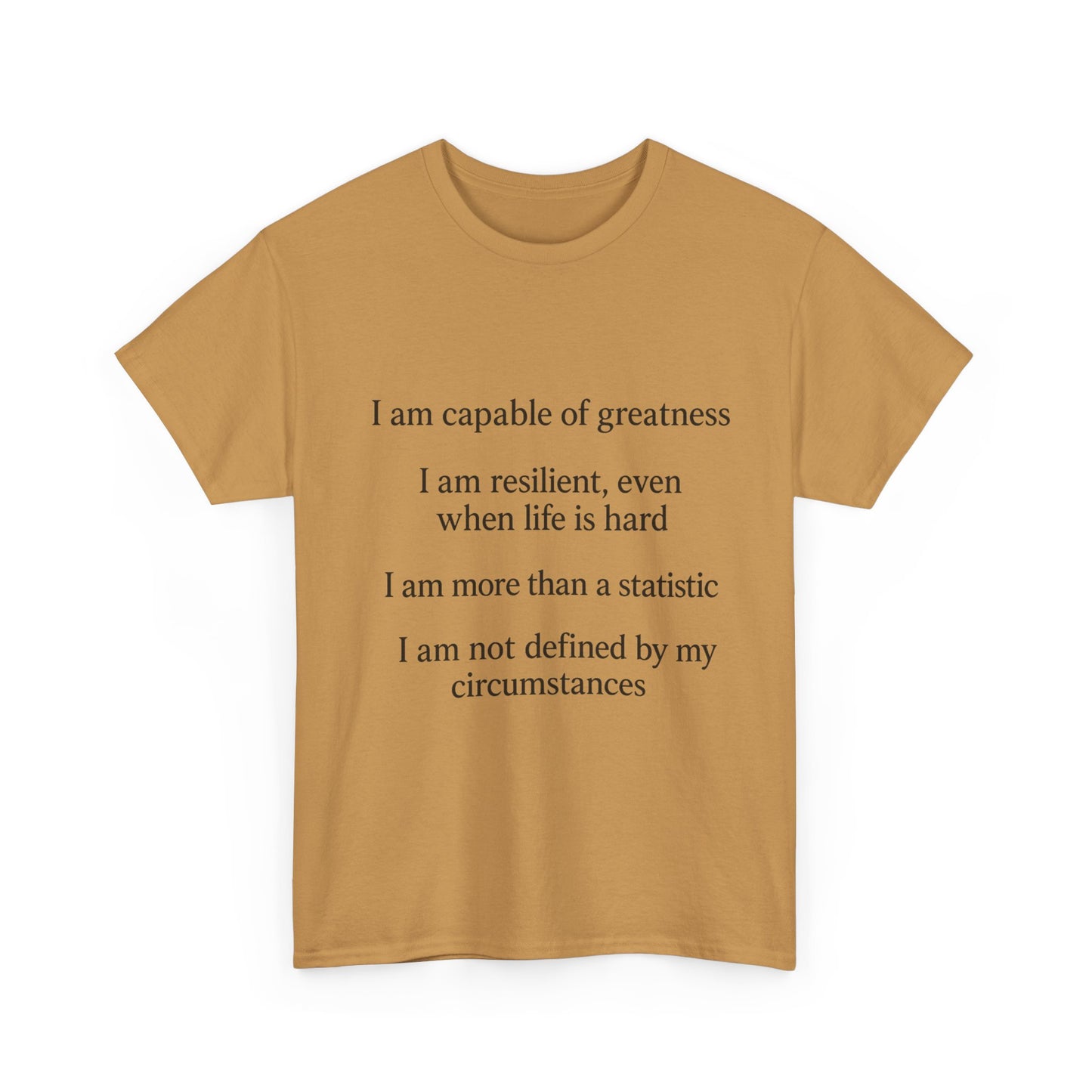 Inspirational Quote Tee for Personal Growth, Motivational T-Shirt, Unisex Affirmation Shirt, Gift for Students, Positive Vibes Apparel