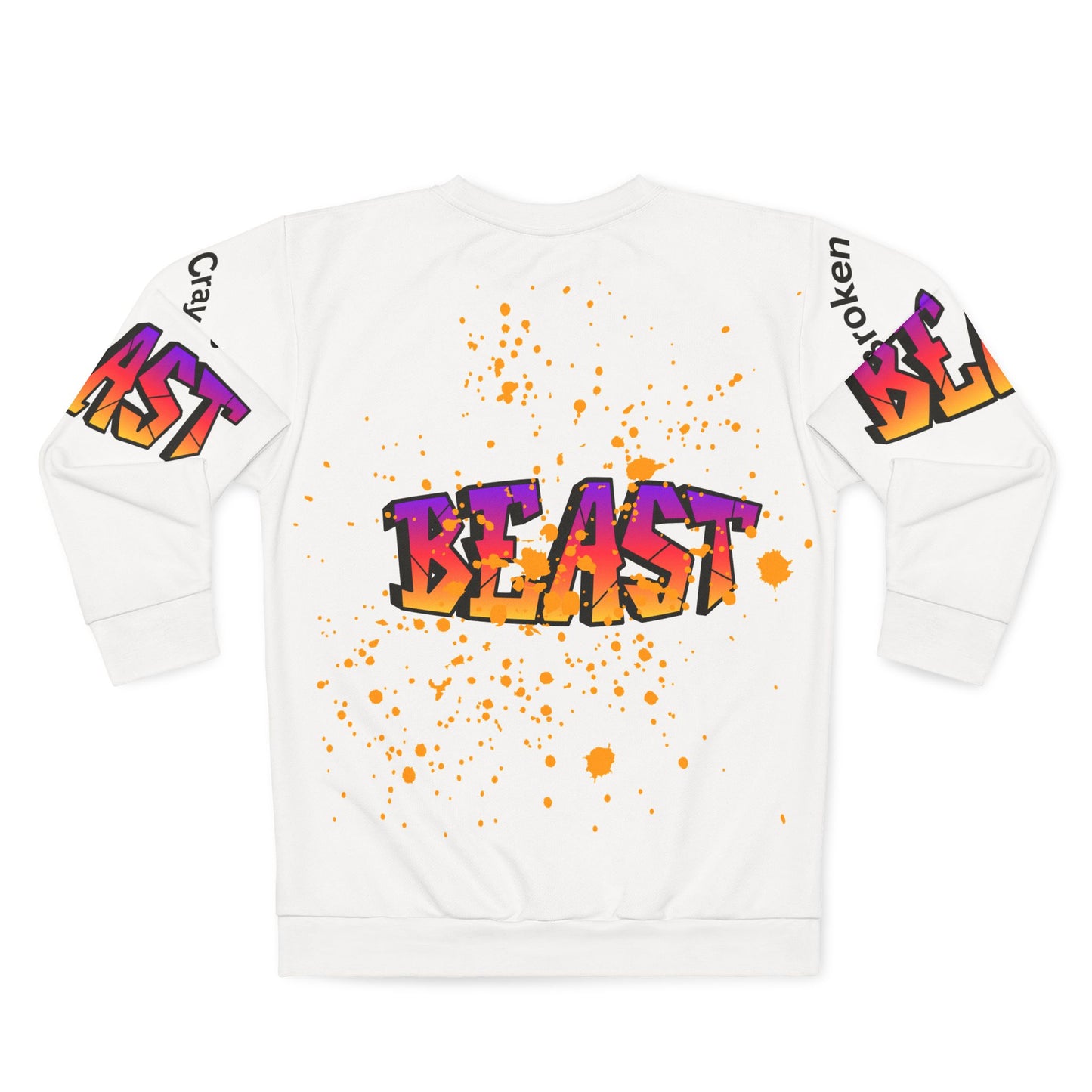 Game Over All-Over Print Sweatshirt | Retro Gaming Streetwear