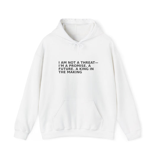 Empowerment Message Hoodie, Cozy Unisex Sweatshirt for Self-Expression, Future, Promise, Gift for Him/Her, Casual Wear