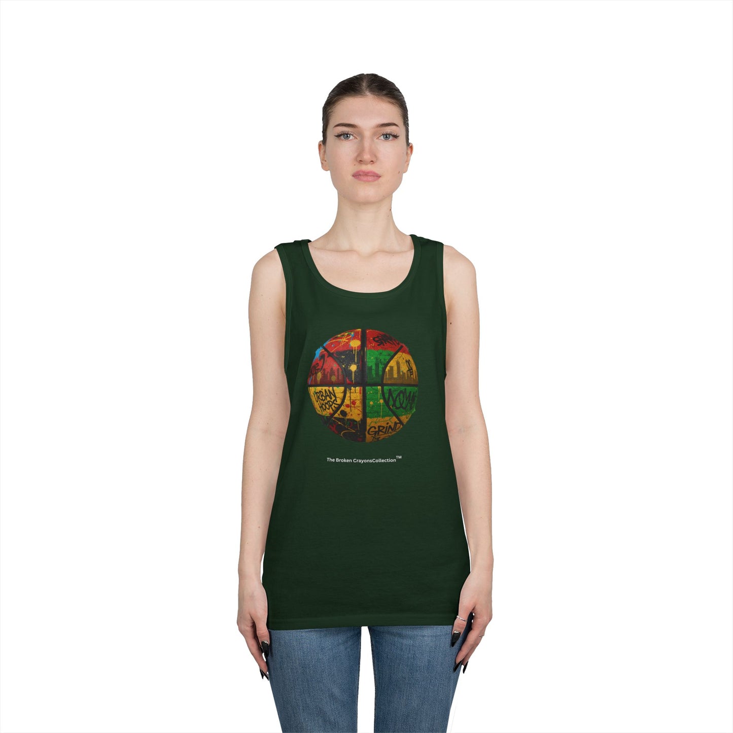 Urban Pan-African Basketball Tank Top - The Broken Crayons Collection
