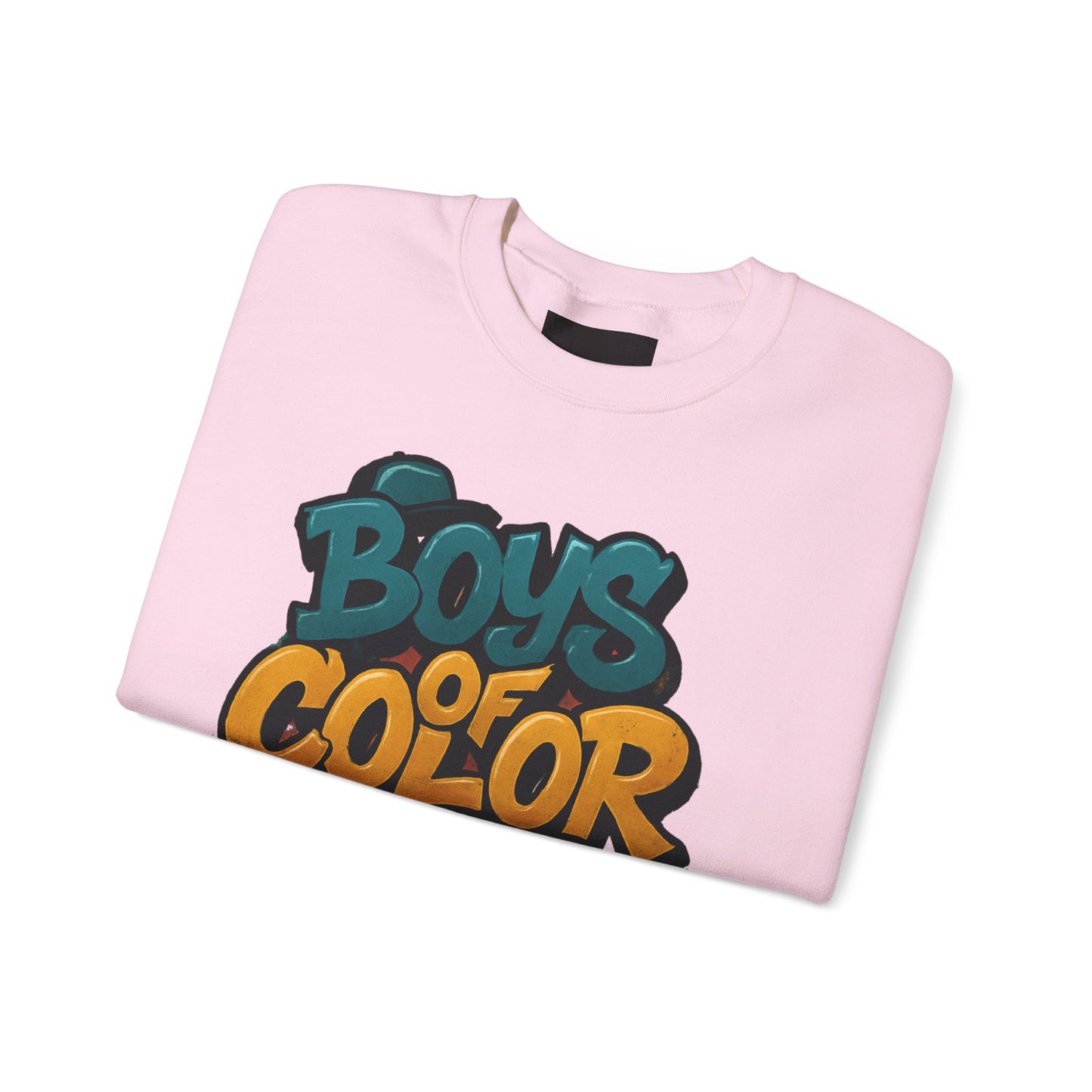 Broken Crayons Collection -Boys of Color Club Sweatshirt - Unisex Heavy Blend™ Crewneck