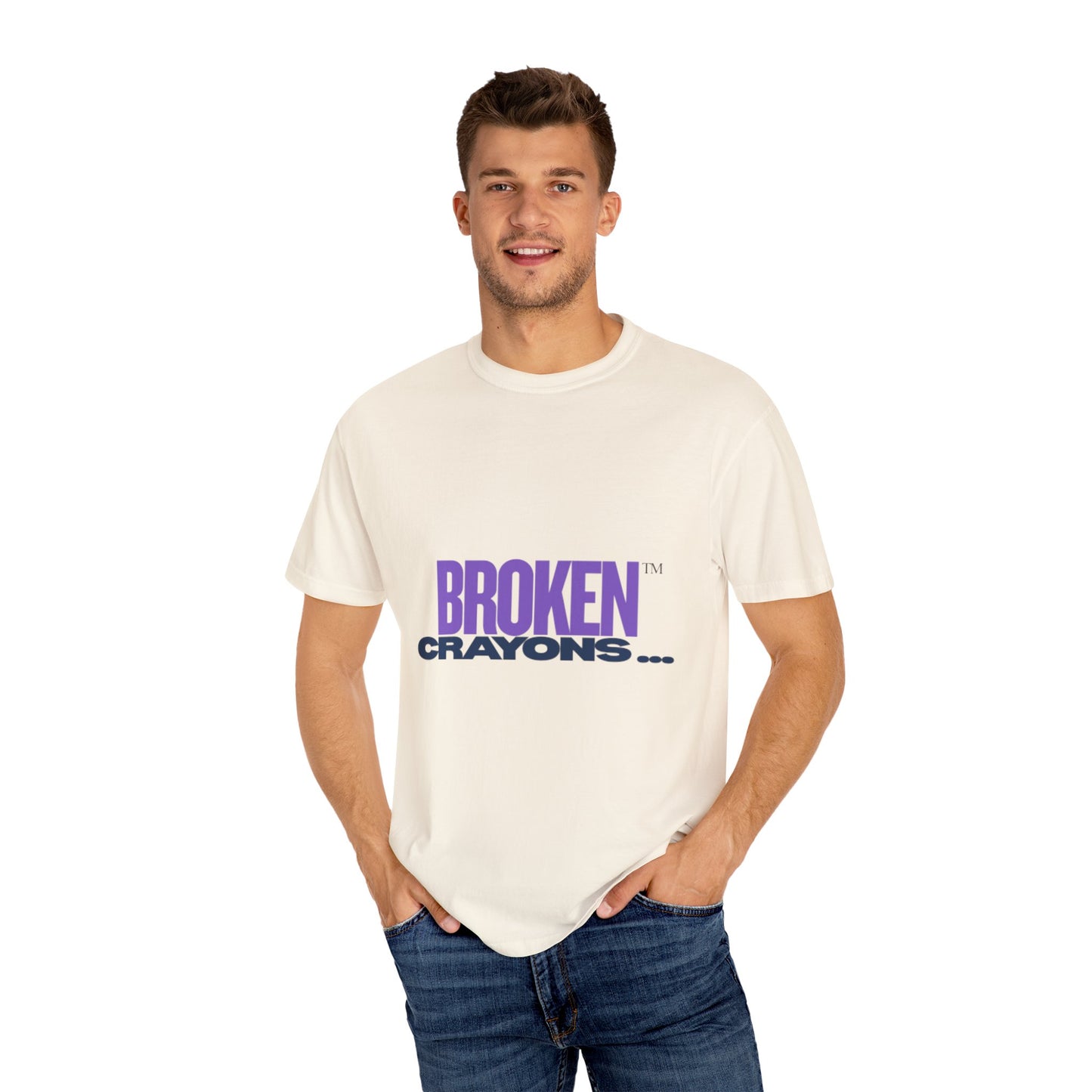 Inspirational Unisex T-Shirt - 'Broken Crayons' Motivational Tee, Casual Wear, Gift for Friend, Art Lover, Unique Statement Shirt