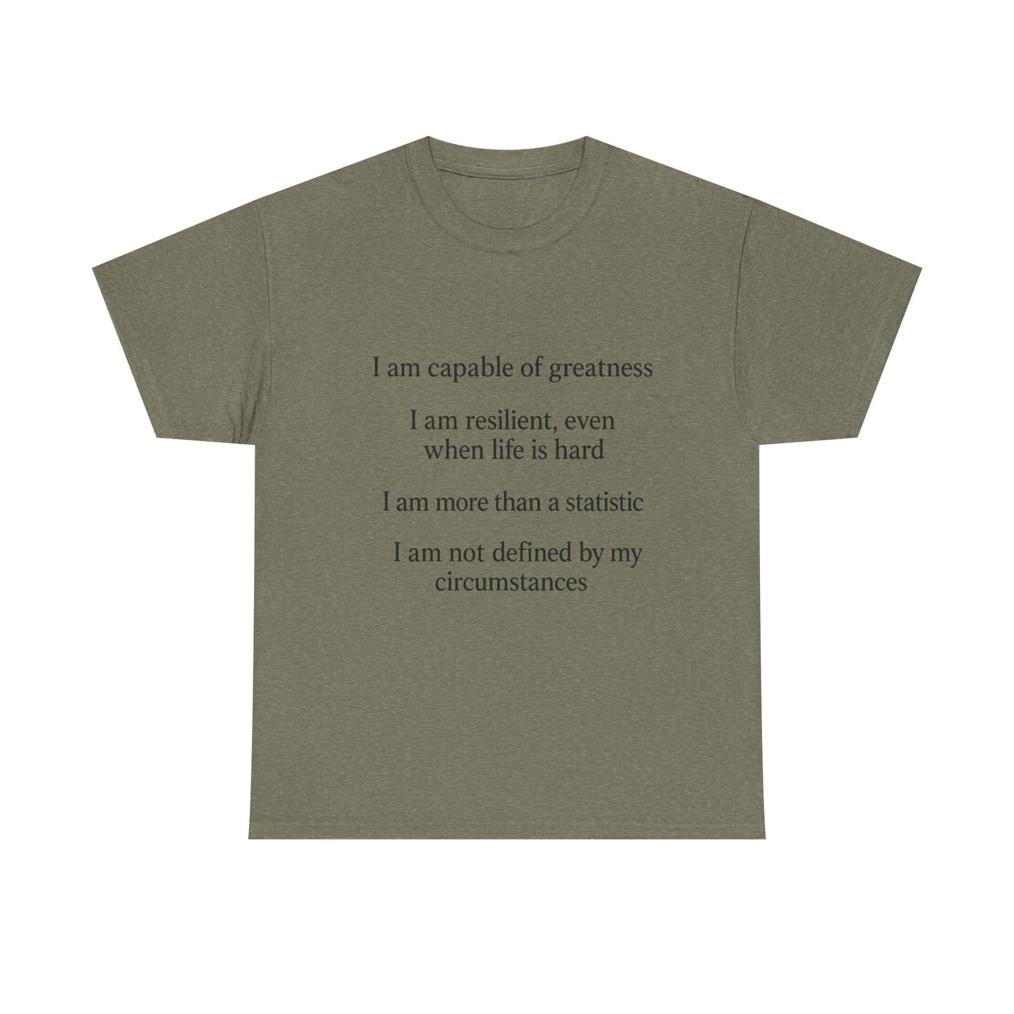 Inspirational Quote Tee for Personal Growth, Motivational T-Shirt, Unisex Affirmation Shirt, Gift for Students, Positive Vibes Apparel