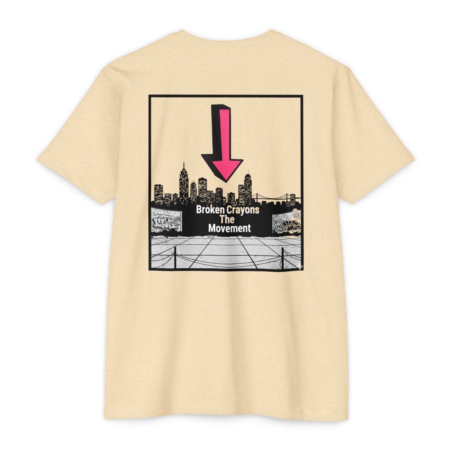 Unique Cityscape Tee | Urban Graphic T-Shirt for Men & Women | Broken Crayons Collection™