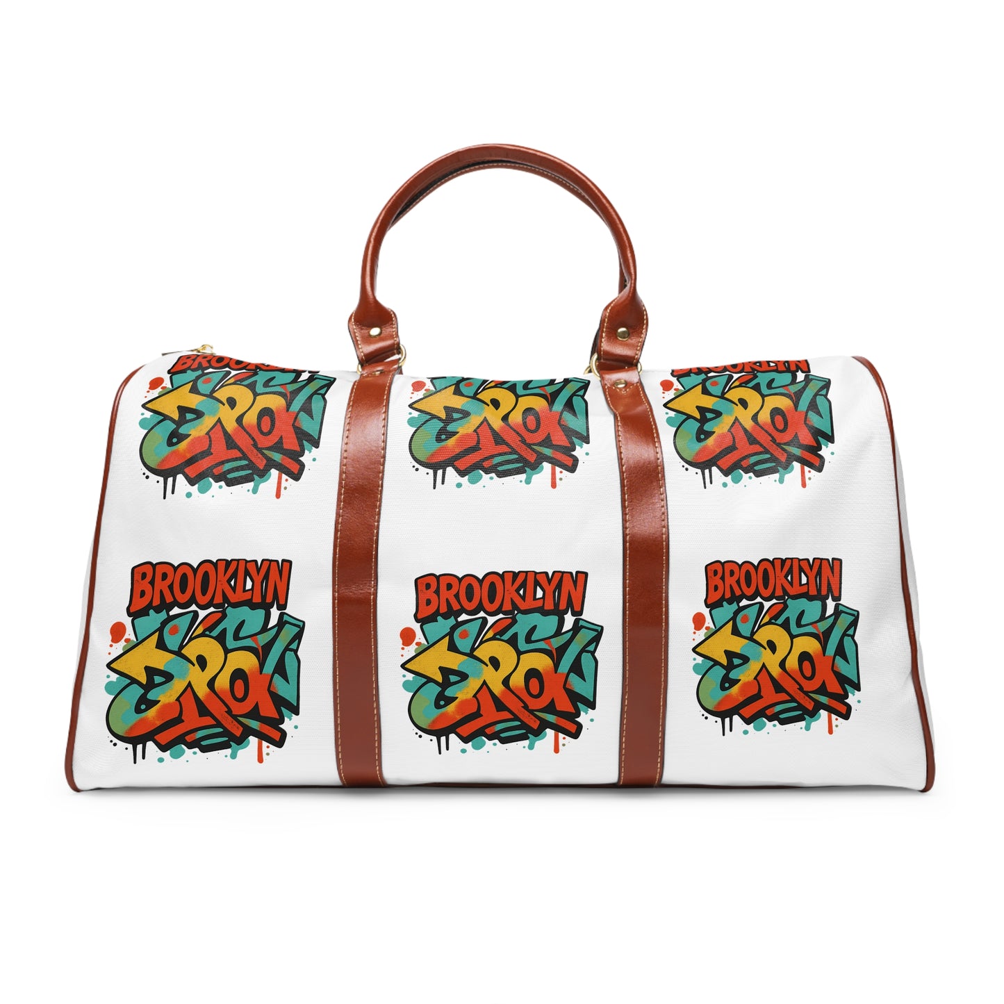 Stylish Waterproof Travel Bag, Urban Duffel, Weekender Bag, Graffiti Artwork Travel Bag, Essential for Adventures, Travel Must-Have