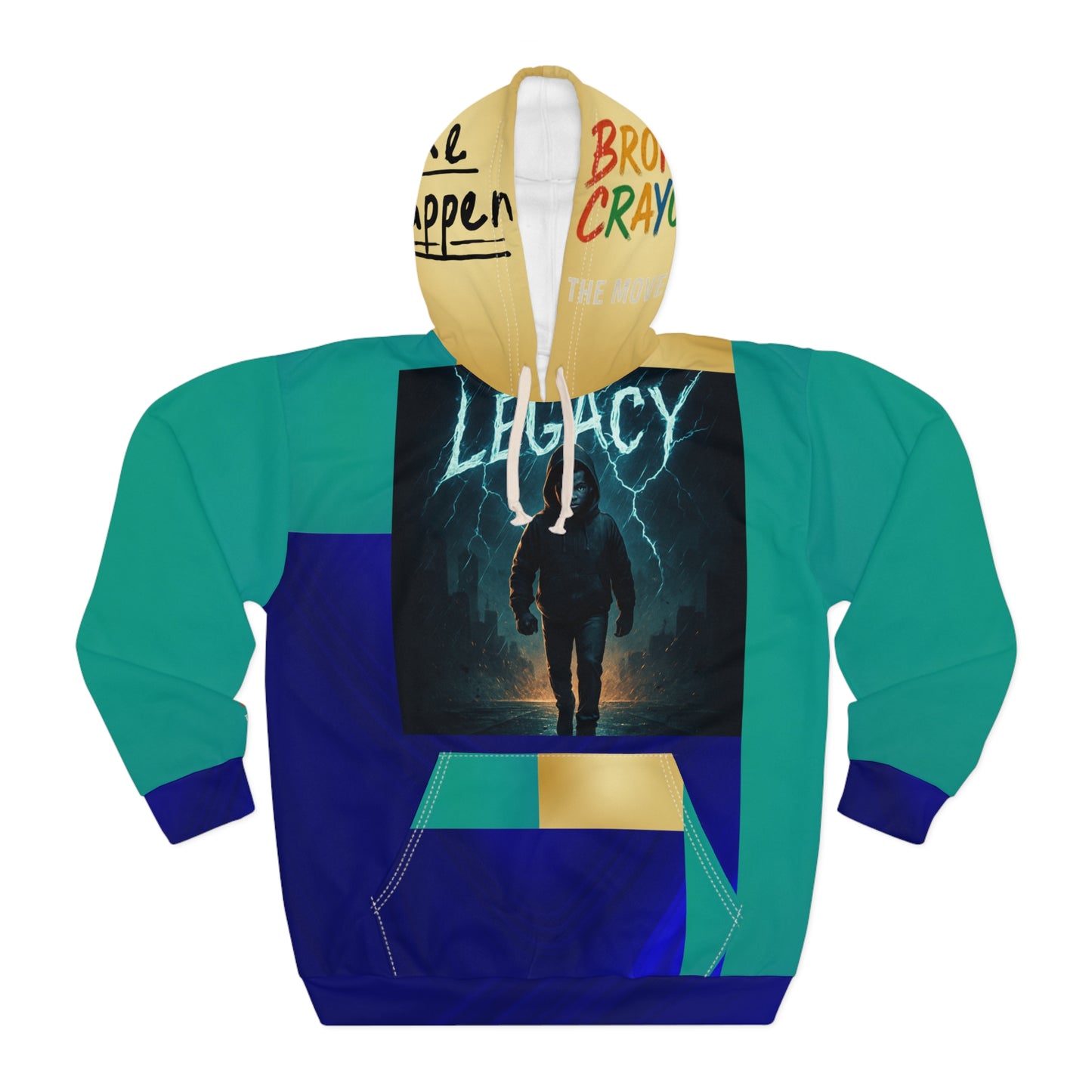 Broken Crayons Collection Unisex Graphic Hoodie, Cozy Streetwear, Colorful Pullover, Legacy Design