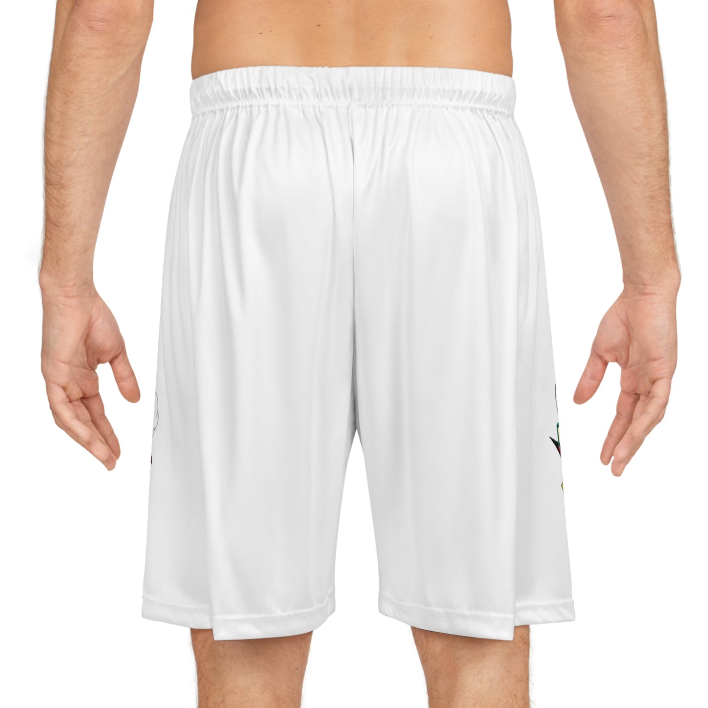 Bold Broken Crayons™ Graffiti Basketball Shorts – Streetwear Style, Athletic Comfort, Summer Essential