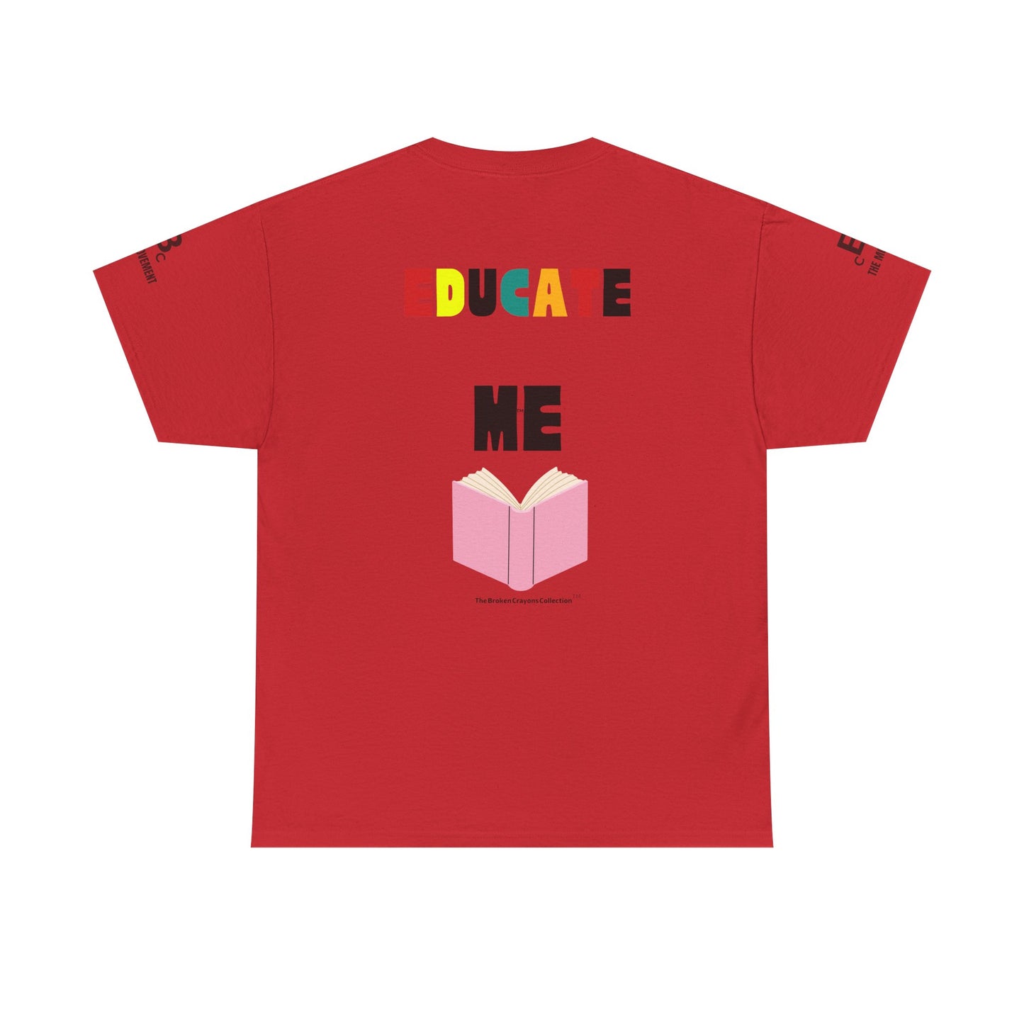 Broken Crayons Unisex Heavy Cotton Tee - Educational Graphic T-Shirt, Gift for Teachers, Kids Apparel, Fun Learning Shirt, Back to School