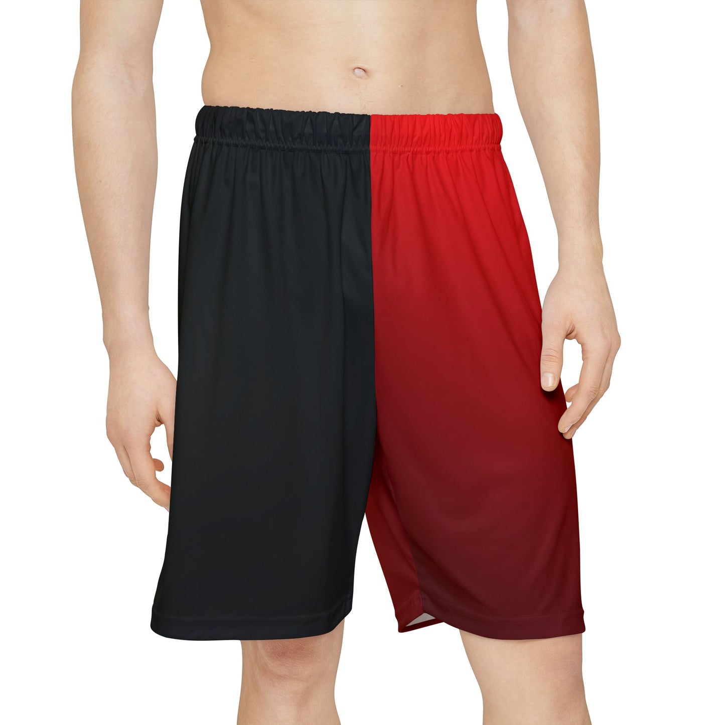 Broken Crayons Collection Men's Gradient Sports Shorts - Stylish Athletic Wear for Active Lifestyle, Gym, Running