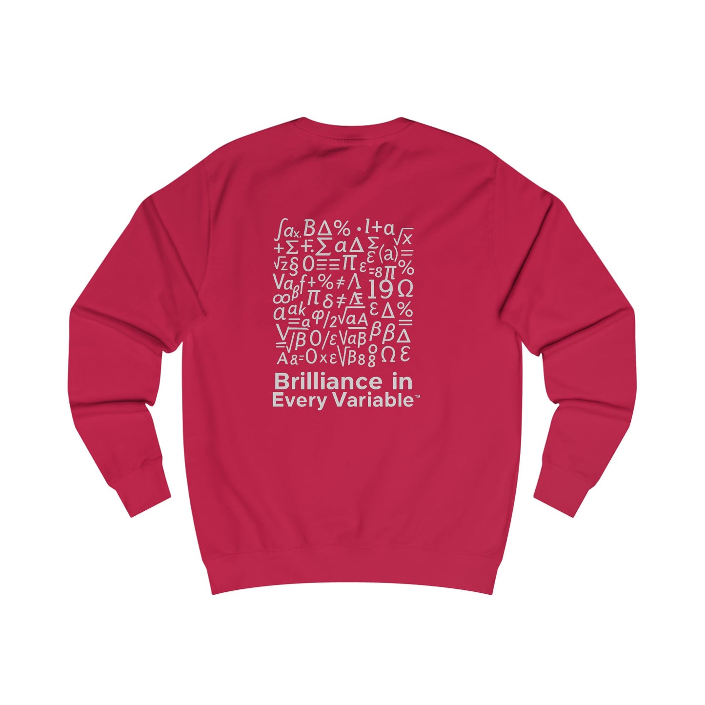 Brilliance in Every Variable™ Sweatshirt – Black Crewneck for Teen Boys | Math-Inspired Empowerment Apparel