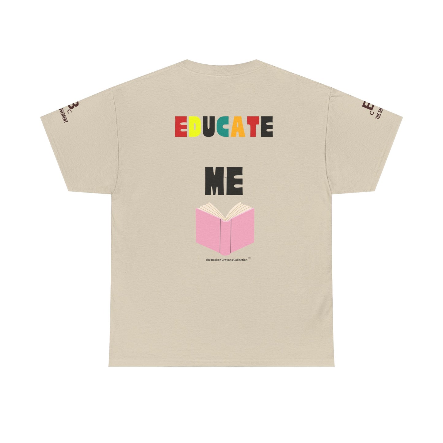 Broken Crayons Unisex Heavy Cotton Tee - Educational Graphic T-Shirt, Gift for Teachers, Kids Apparel, Fun Learning Shirt, Back to School