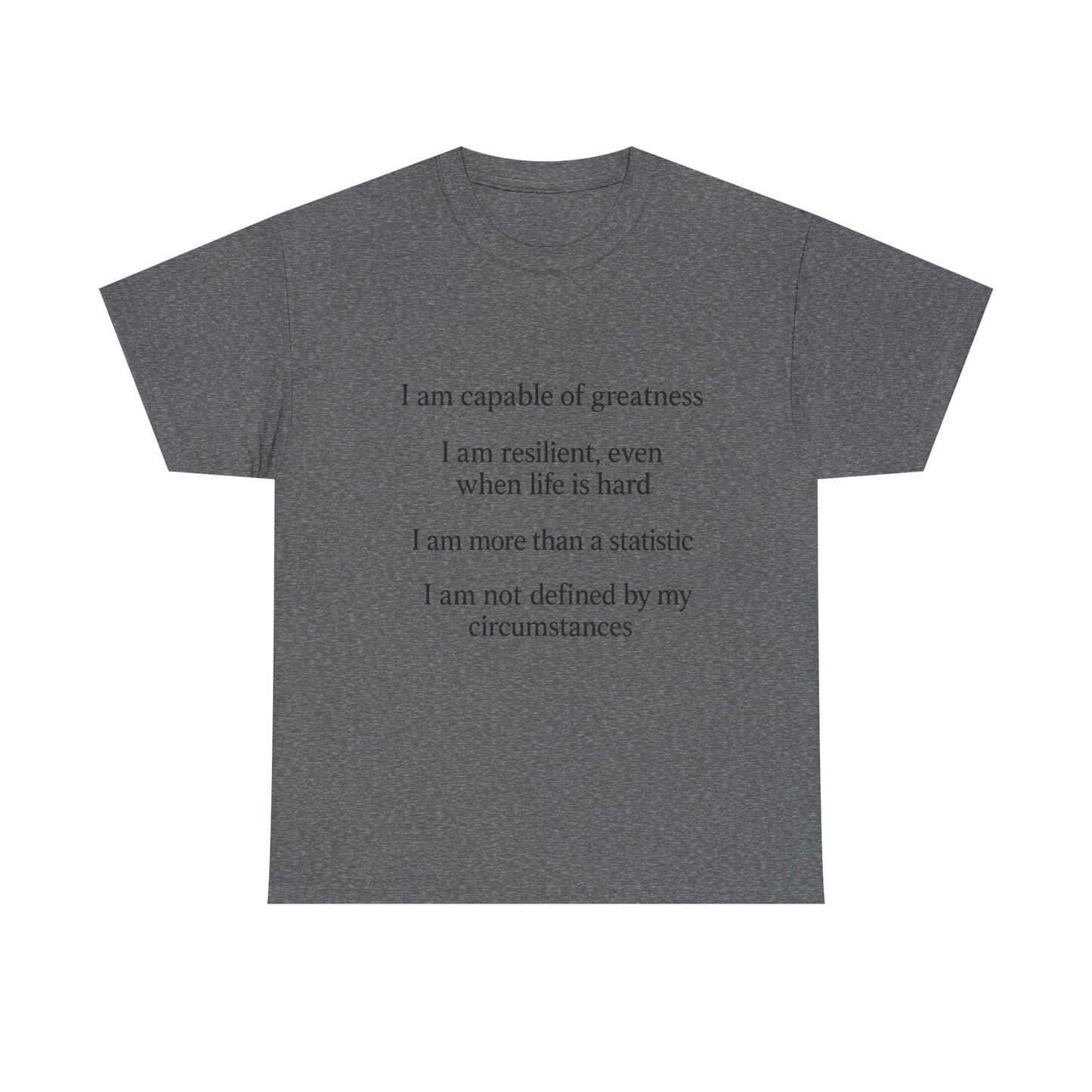 Inspirational Quote Tee for Personal Growth, Motivational T-Shirt, Unisex Affirmation Shirt, Gift for Students, Positive Vibes Apparel