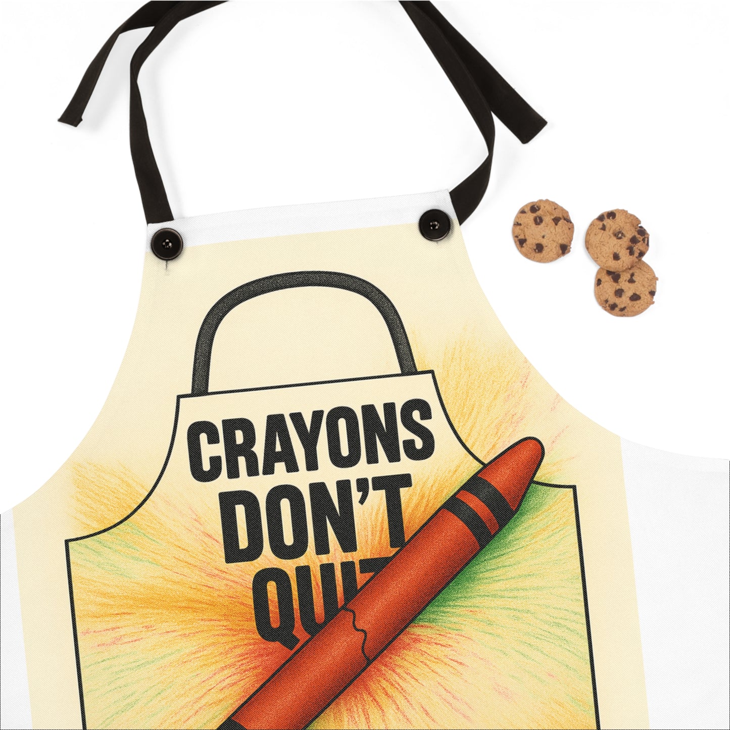 Crayons Don’t Quit™ Inspirational Apron – Graduation & Empowerment Gift