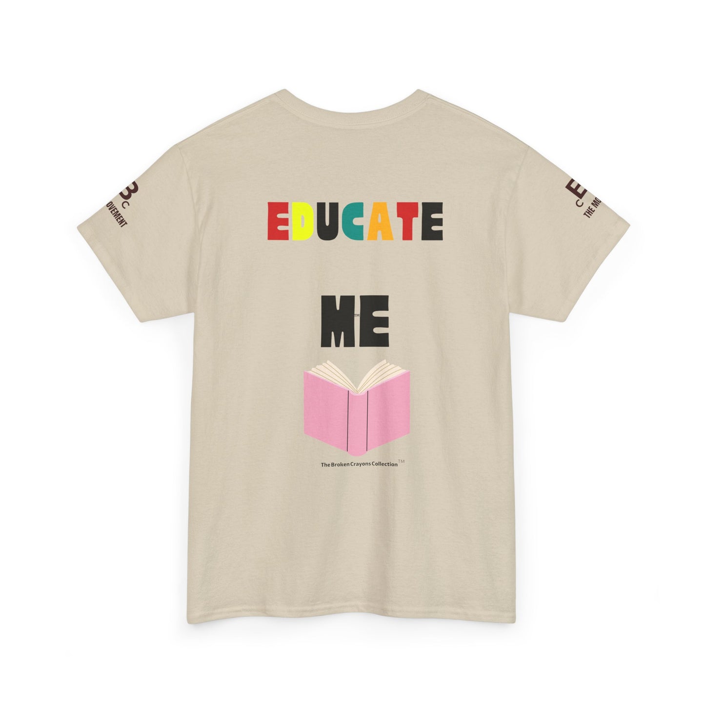 Broken Crayons Unisex Heavy Cotton Tee - Educational Graphic T-Shirt, Gift for Teachers, Kids Apparel, Fun Learning Shirt, Back to School