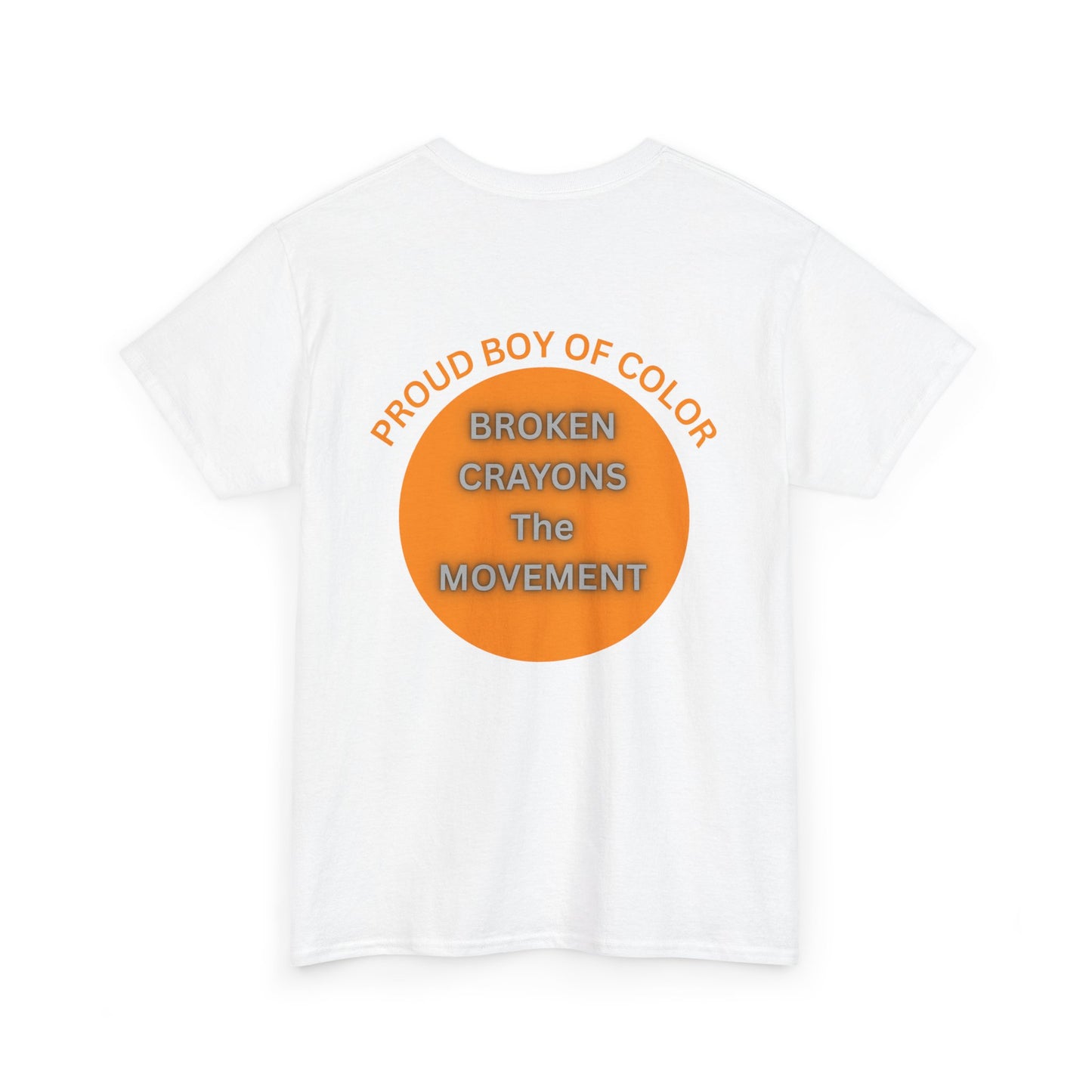 Broken Crayons Empowerment Tee, Unisex Graphic T-Shirt, Proud Boy of Color Shirt, Hip-Hop Inspired Apparel, Motivational Fashion, Streetwear