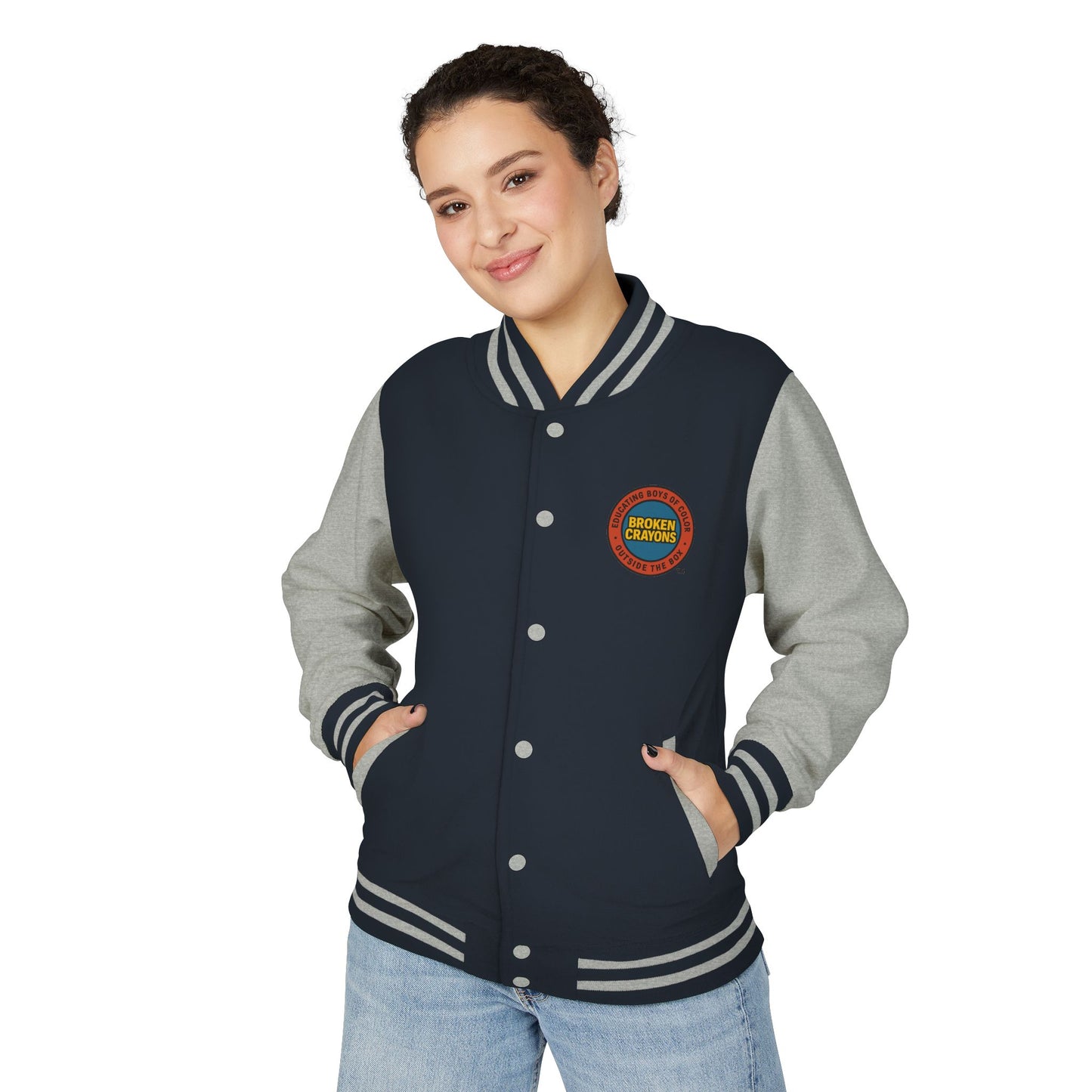 Unisex Inspirational Letterman Jacket, Resilience Hope Style, Motivational Apparel, Gifts for Friends, Casual Wear, College Spirit Wear