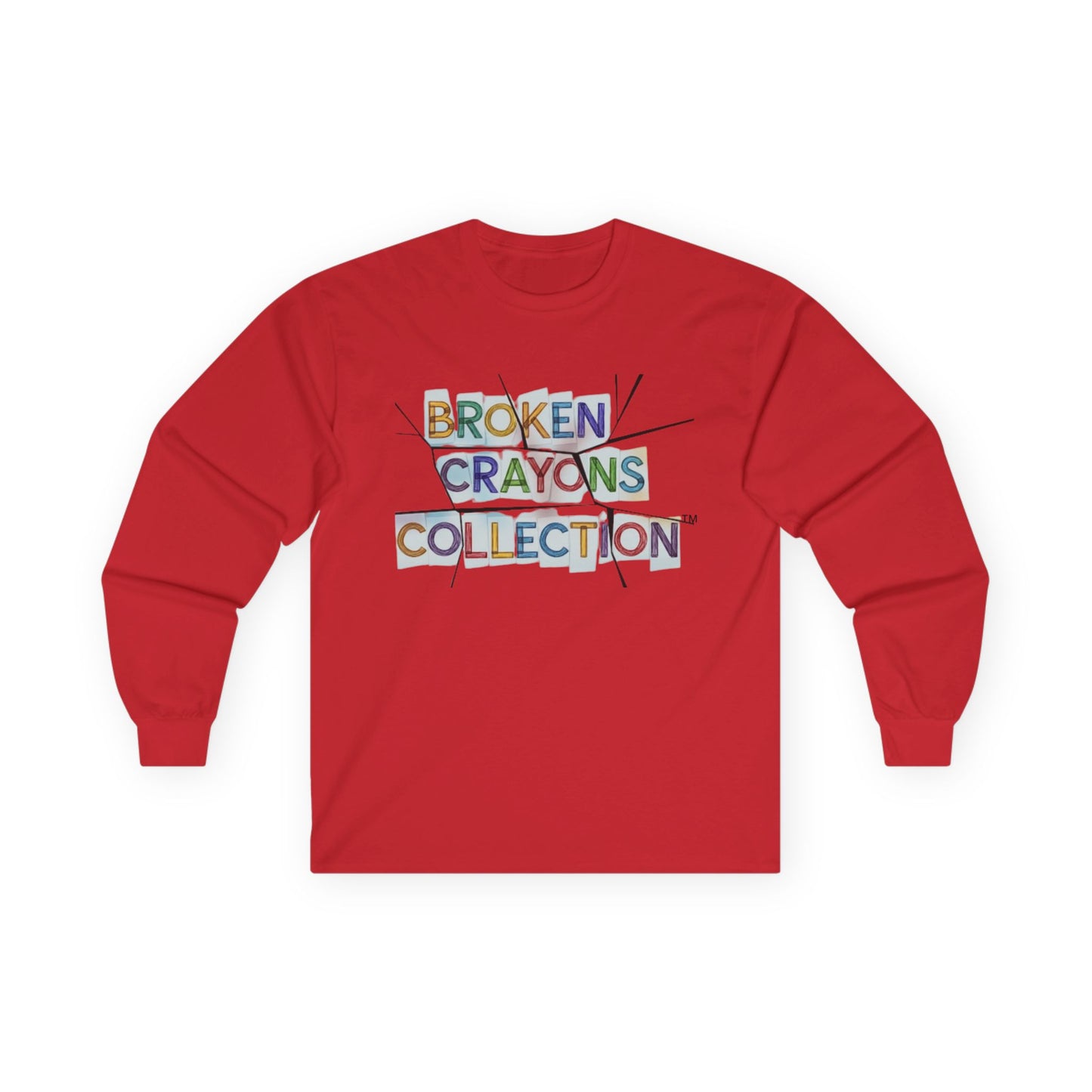 Broken Crayons Collection "You Are Intelligent & Creative" Urban Long Sleeve Tee