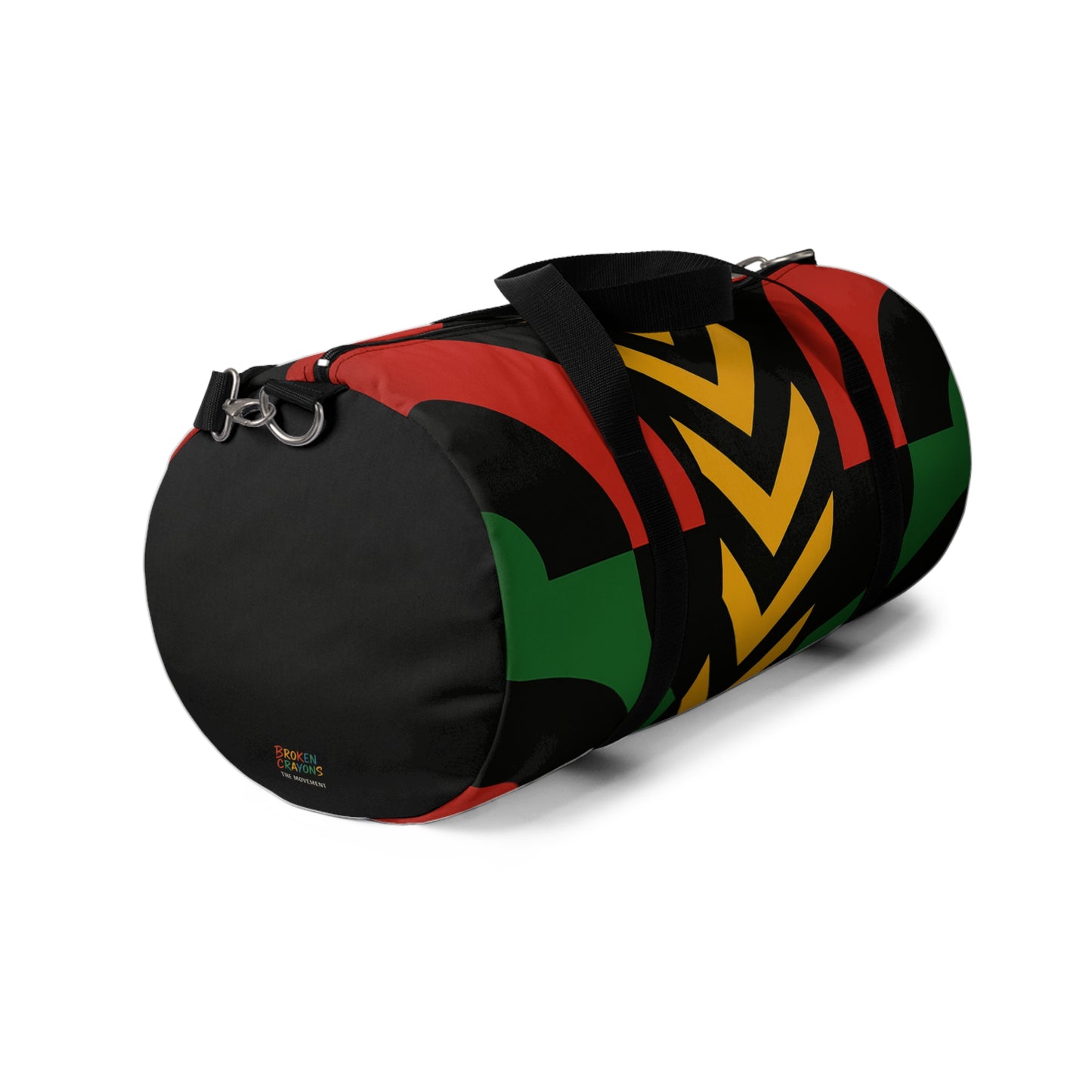 Broken Crayons Collection Vibrant African Print Duffel Bag, Gym Bag, Travel Bag, Weekend Getaway Bag