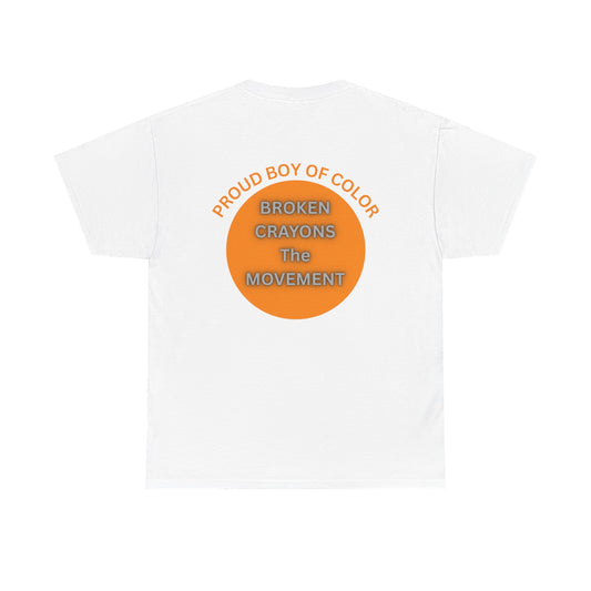 Broken Crayons Empowerment Tee, Unisex Graphic T-Shirt, Proud Boy of Color Shirt, Hip-Hop Inspired Apparel, Motivational Fashion, Streetwear