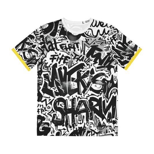 Broken Crayons Collection Men's Graffiti Art Tee - Urban Streetwear, Hip-Hop Style