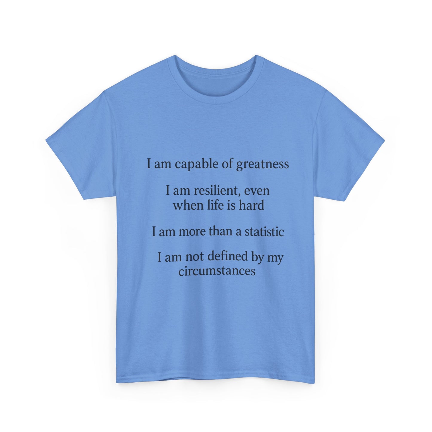 Inspirational Quote Tee for Personal Growth, Motivational T-Shirt, Unisex Affirmation Shirt, Gift for Students, Positive Vibes Apparel
