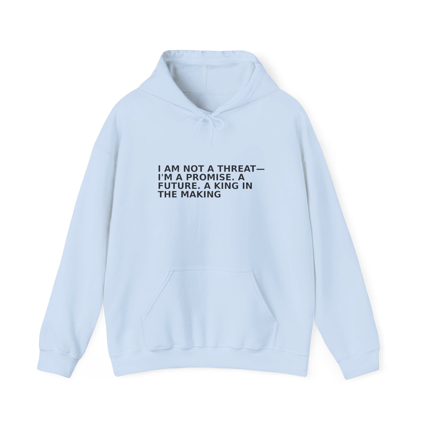 Empowerment Message Hoodie, Cozy Unisex Sweatshirt for Self-Expression, Future, Promise, Gift for Him/Her, Casual Wear