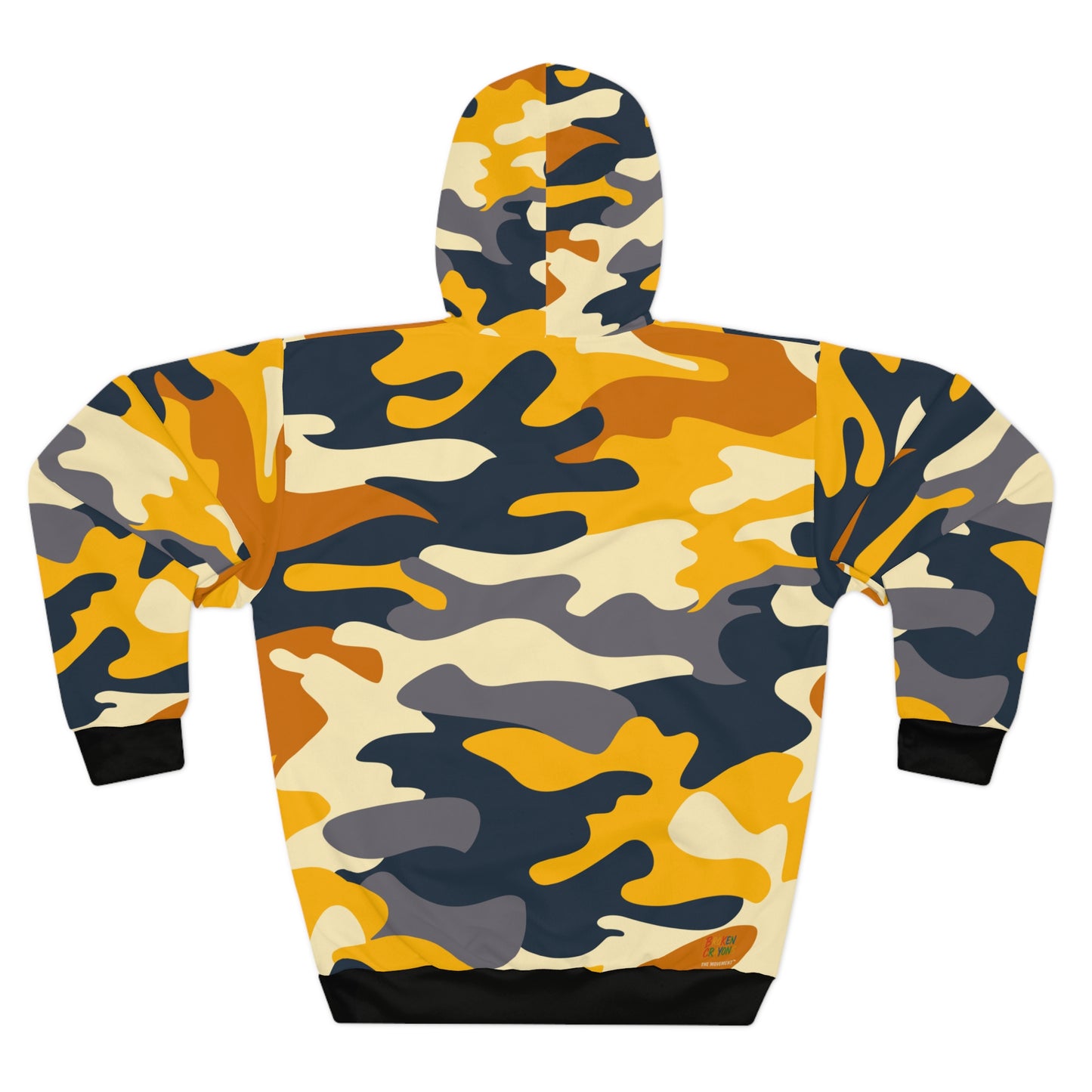 Broken Crayons Collections Camouflage Unisex Pullover Hoodie  Fall Fashion