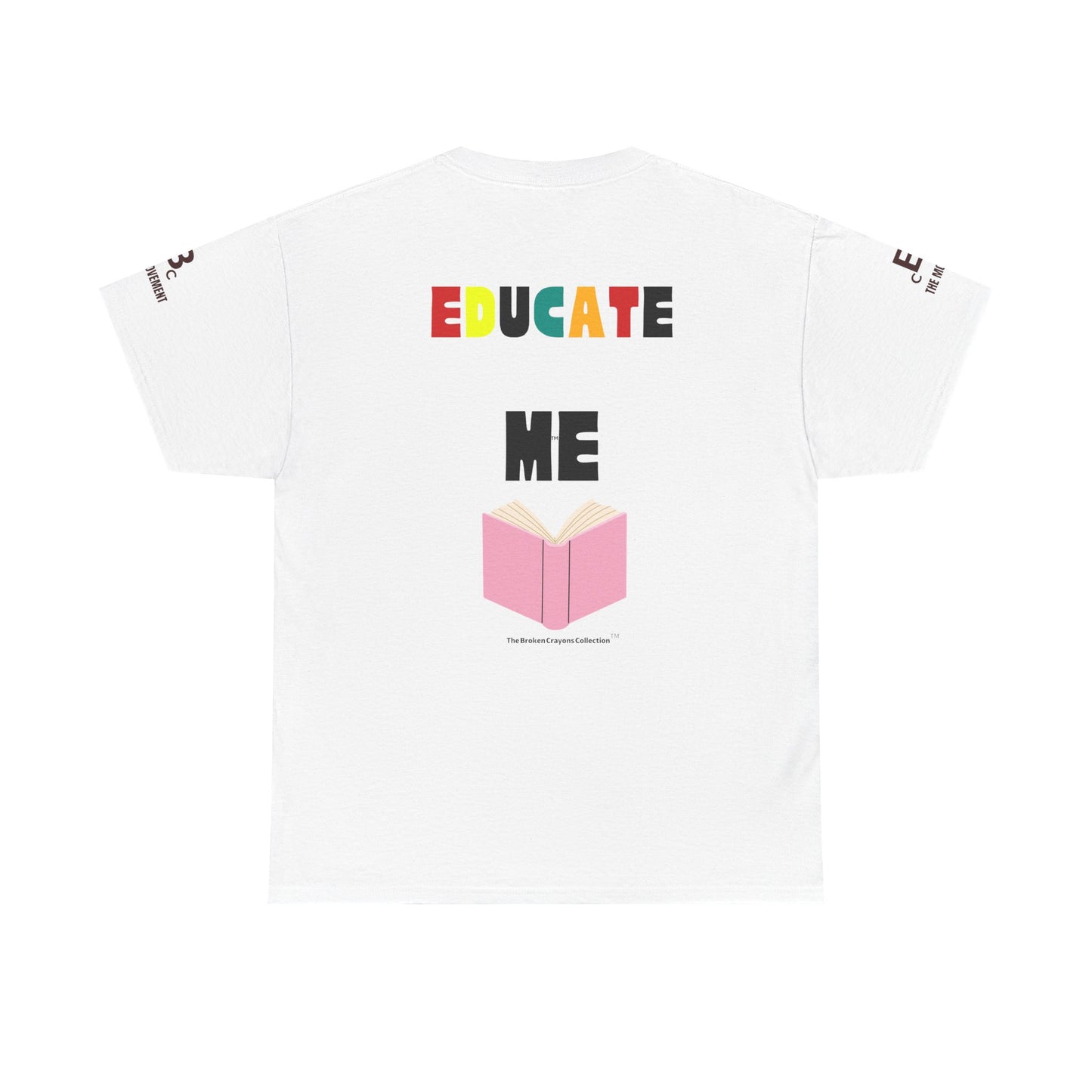 Broken Crayons Unisex Heavy Cotton Tee - Educational Graphic T-Shirt, Gift for Teachers, Kids Apparel, Fun Learning Shirt, Back to School