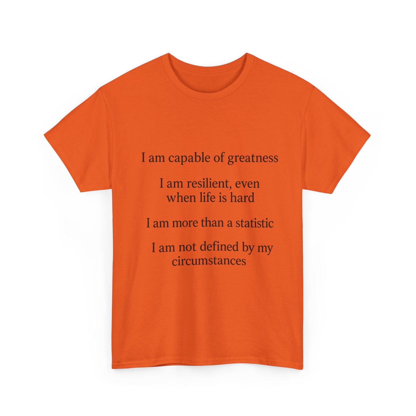 Inspirational Quote Tee for Personal Growth, Motivational T-Shirt, Unisex Affirmation Shirt, Gift for Students, Positive Vibes Apparel