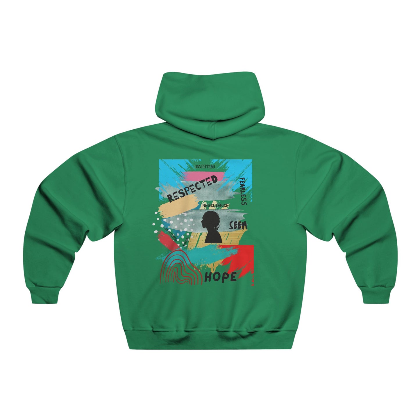 Inspirational Graphic Hoodie for Men's Casual Wear, Cozy Sweatshirt, Gift for Him, Motivational Apparel, Layering Piece, Hope Theme