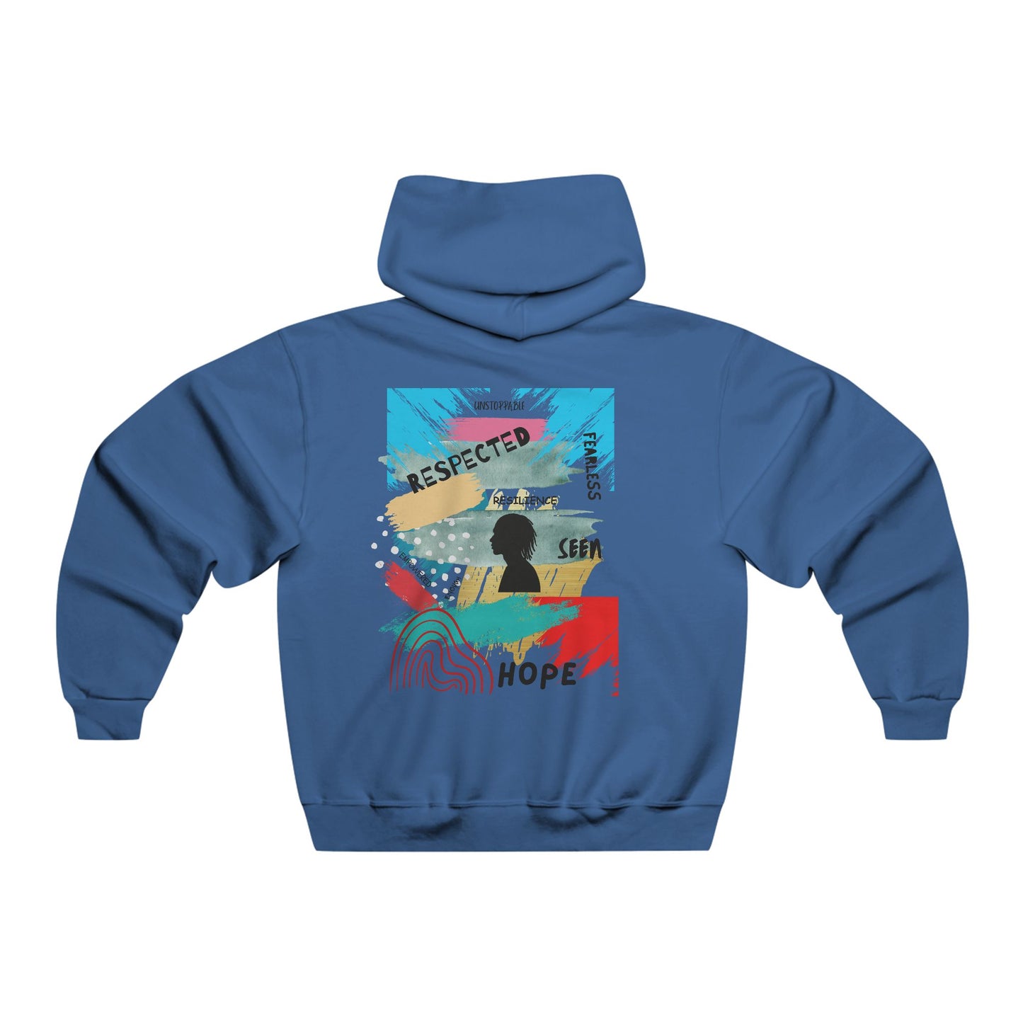 Inspirational Graphic Hoodie for Men's Casual Wear, Cozy Sweatshirt, Gift for Him, Motivational Apparel, Layering Piece, Hope Theme