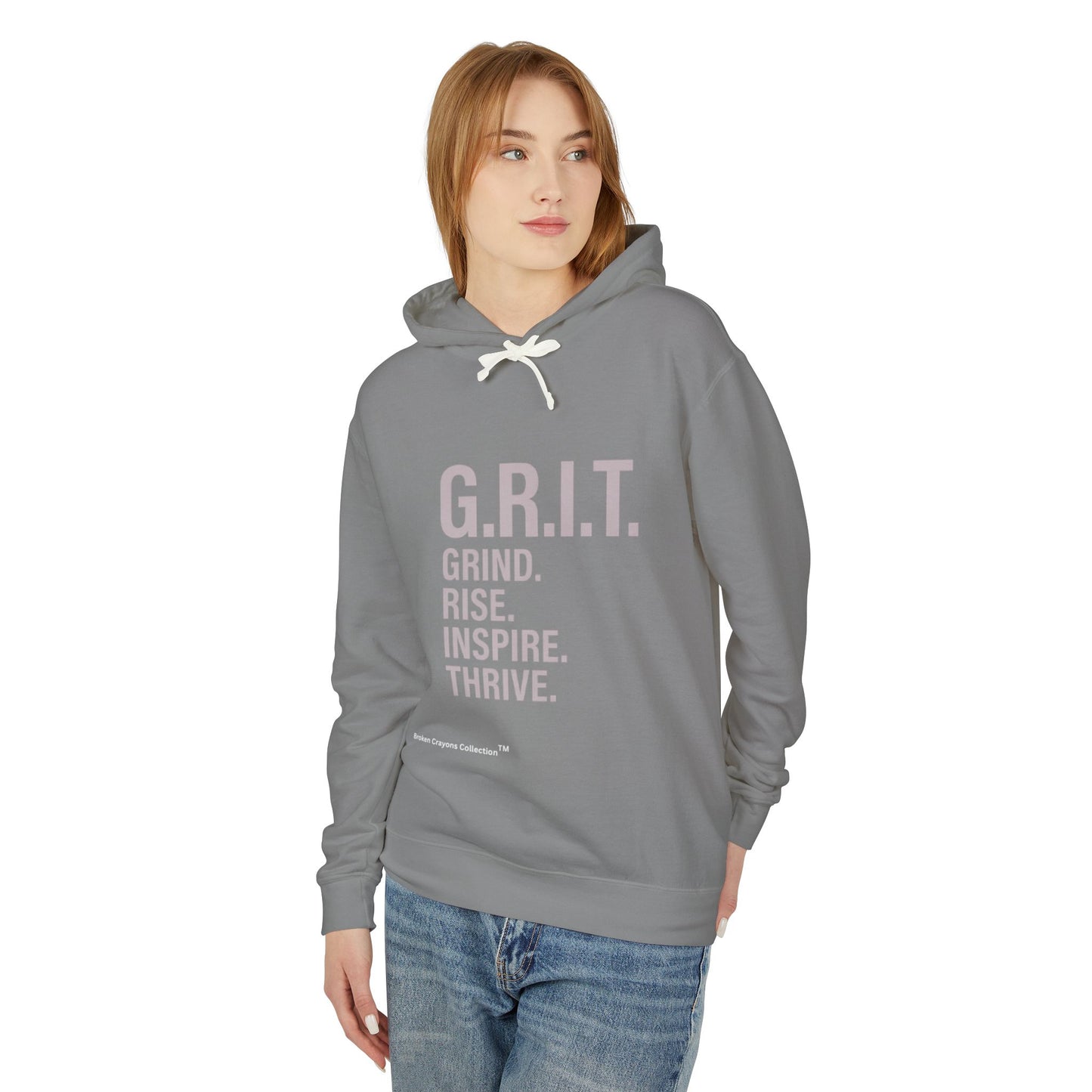 G.R.I.T. Hoodie – Grind. Rise. Inspire. Thrive. | Broken Crayons Collection™ Empowerment Apparel