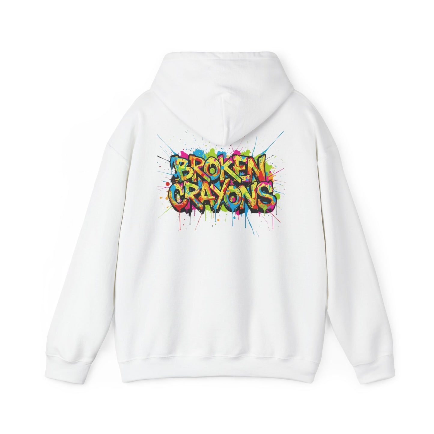 The Movement Pink Hoodie - Front & Back Design | Broken Crayons