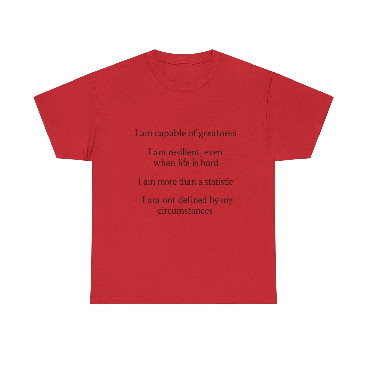 Inspirational Quote Tee for Personal Growth, Motivational T-Shirt, Unisex Affirmation Shirt, Gift for Students, Positive Vibes Apparel