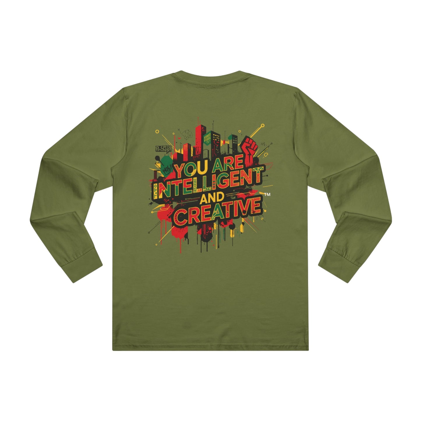 Broken Crayons Long sleeve Tee - Creativity, Self-Expression, Art Lover Gift, Motivational Shirt, Casual Wear, Gallery Event