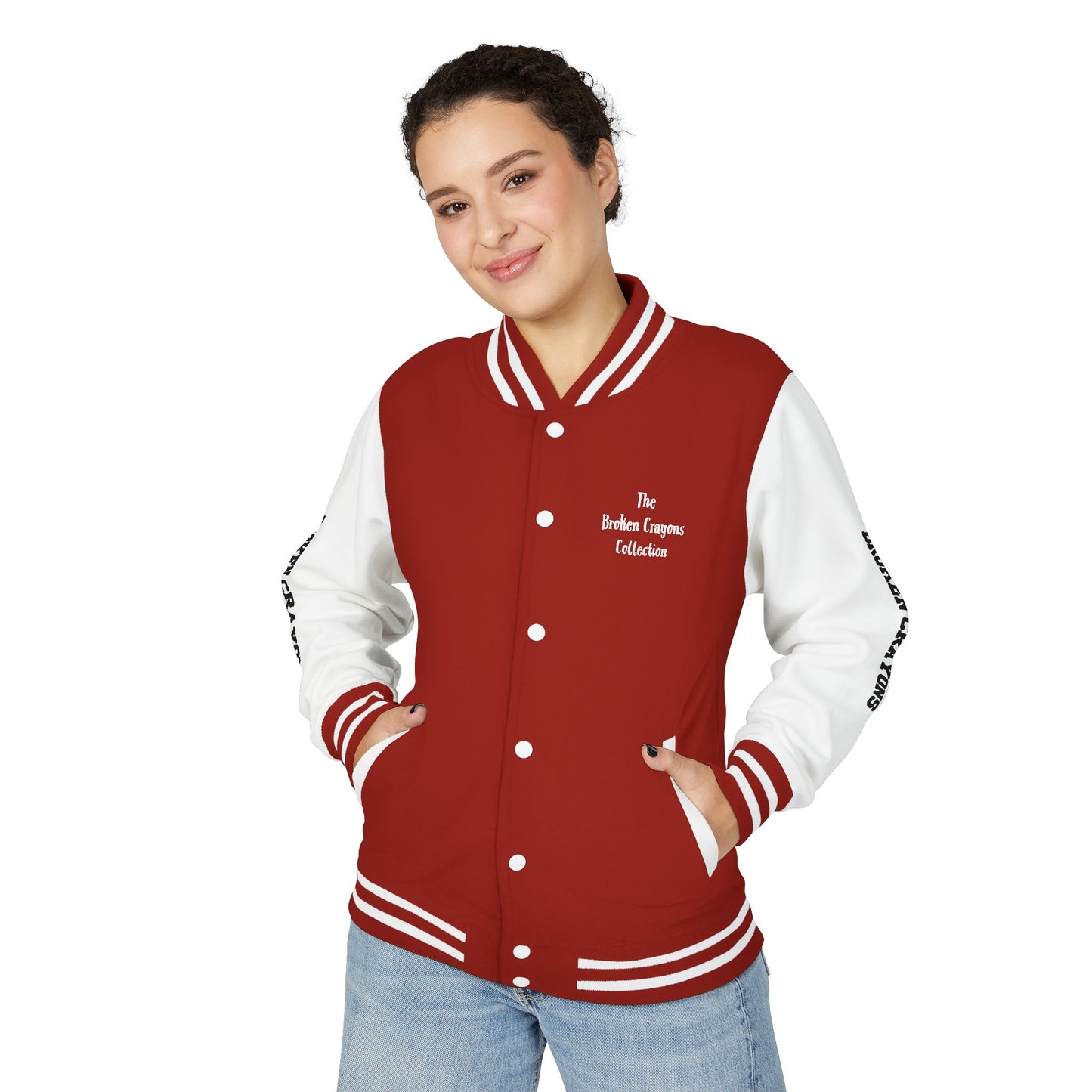 Vibrant Letterman Jacket for Creative Souls, Unisex Varsity Jacket, Trendy Outerwear, Graffiti Style Jacket, Statement Piece for [...]
