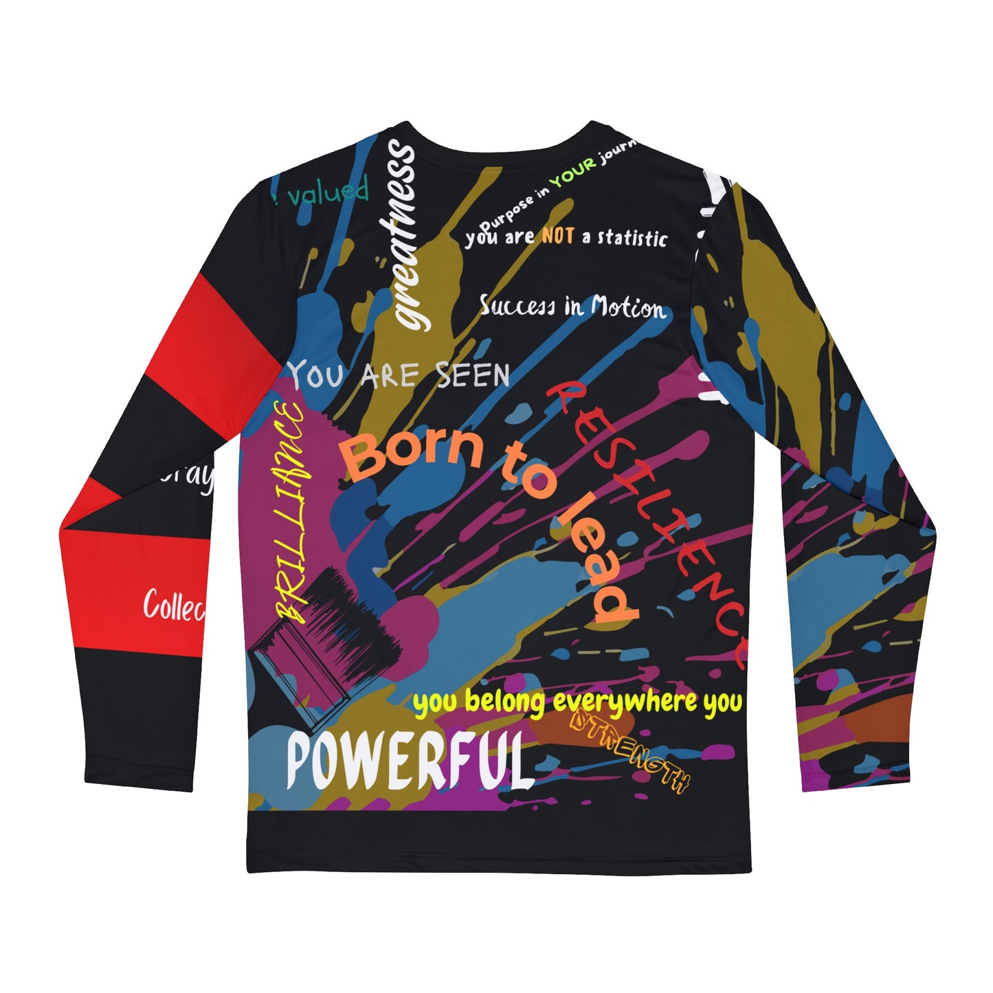 Broken Crayons Long Sleeve Shirt, "You Are SEEN” Empowerment Sweatshirt – Bold Affirmations for Boys of Color